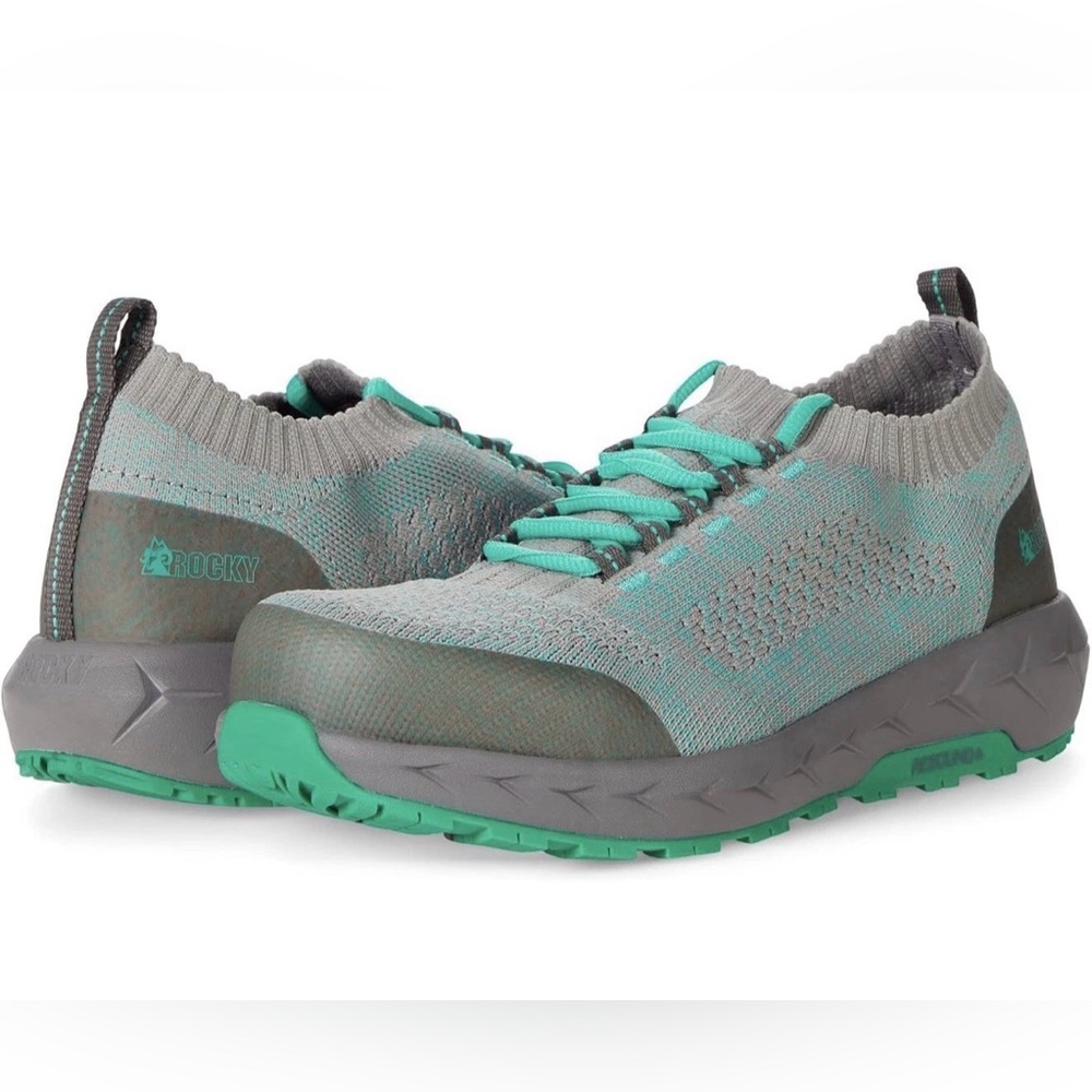 Rocky Workknit 3
Women Sz 9.5M
Gray Mint Composite Toe Work Shoes
NIB